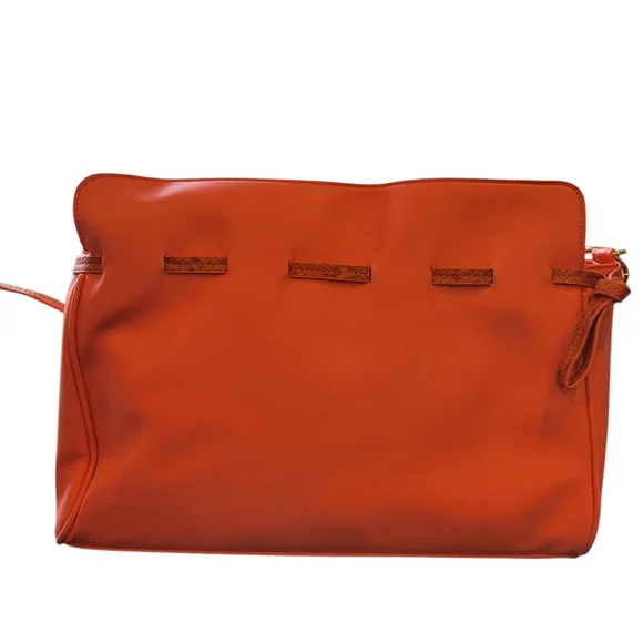 NWT | Badgley Mischka | Vegan Leather & Snake Print Satchel Crossbody - Picture 12 of 13